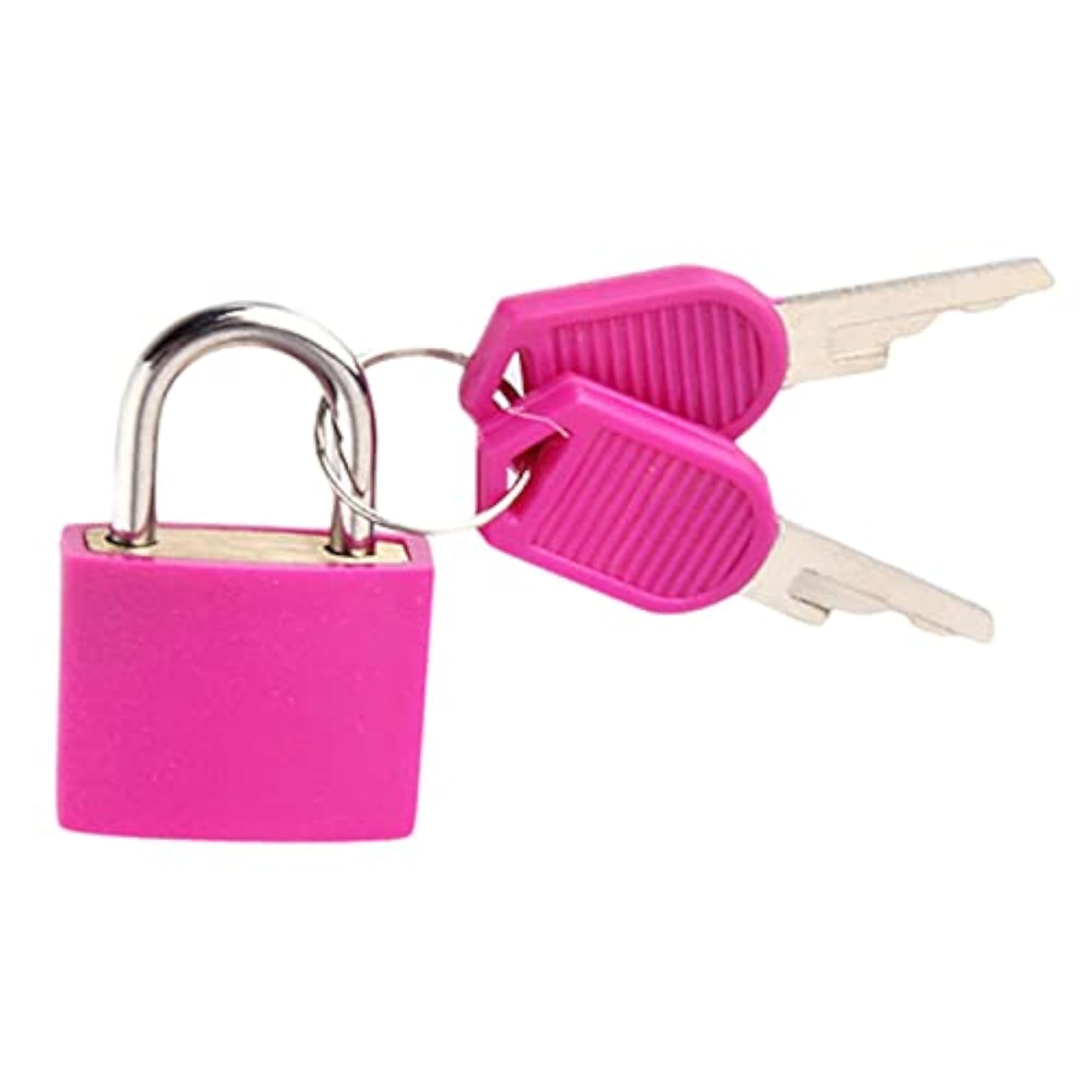 6xMini Anti Theft Lock Case for Diary Jewelry Box Rose Red
